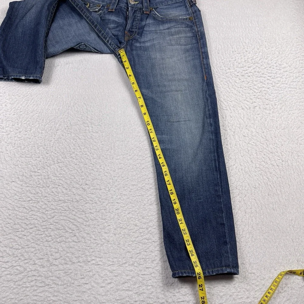 True Religion Jeans Mens 31x26‎ Blue Denim Zach Button Fly Vintage Y2K Pants